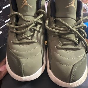 Olive toddler size Jordan 12